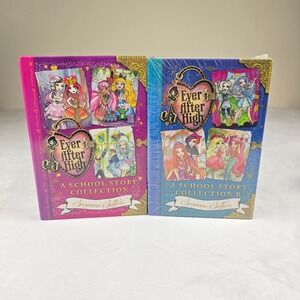 Ever After High A School Story Collection 1 & 2 Books by Suzanne Selfors Lot Set